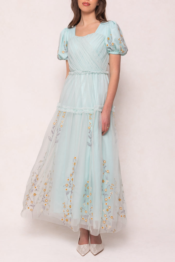 Annalette Dress in Blue