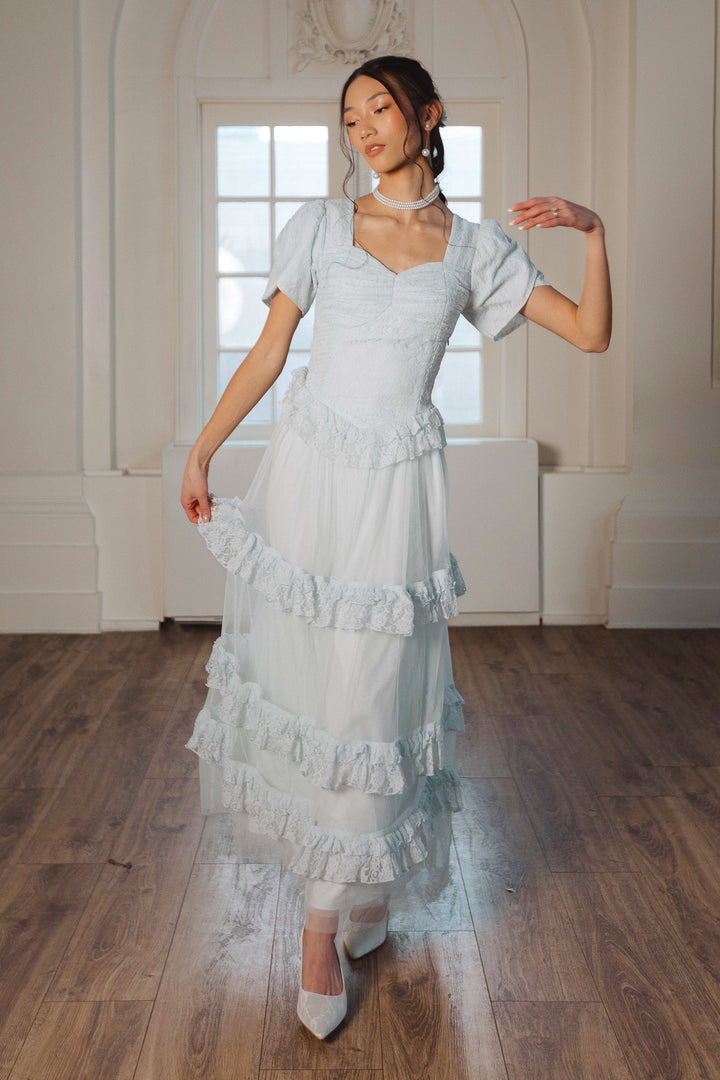 Raya Dress in Powder Blue - FINAL SALE
