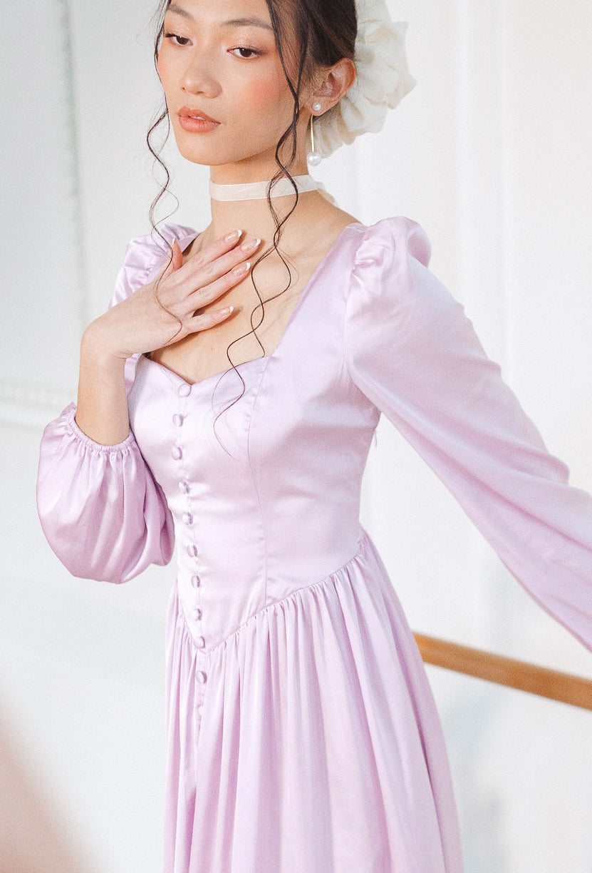 Valentina Dress in Lavender