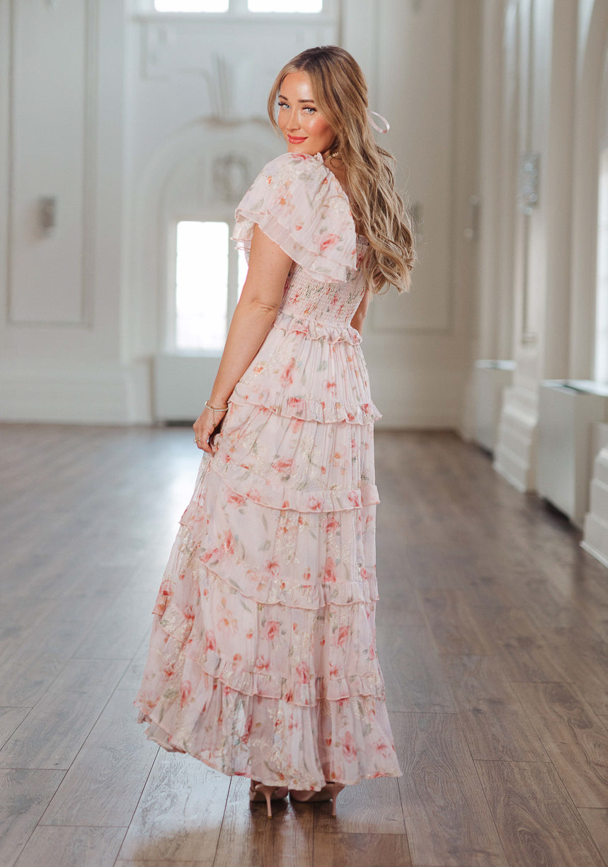 Winnie Dress in Pink Floral