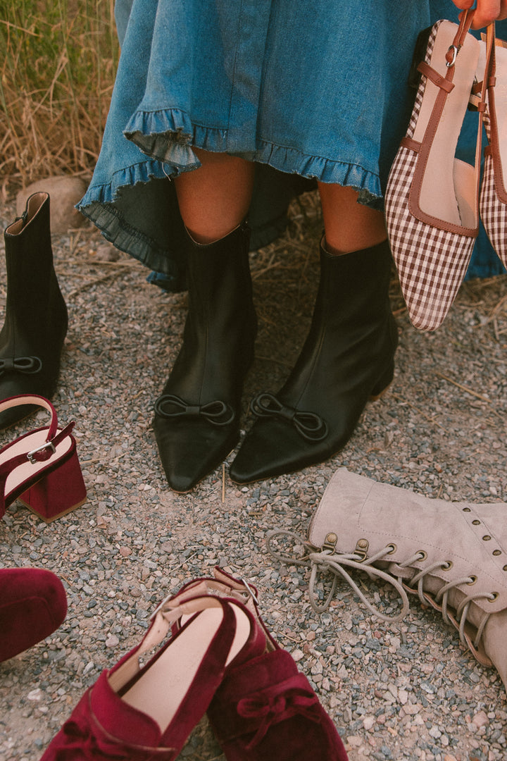 Ivy Bow Ankle Boot