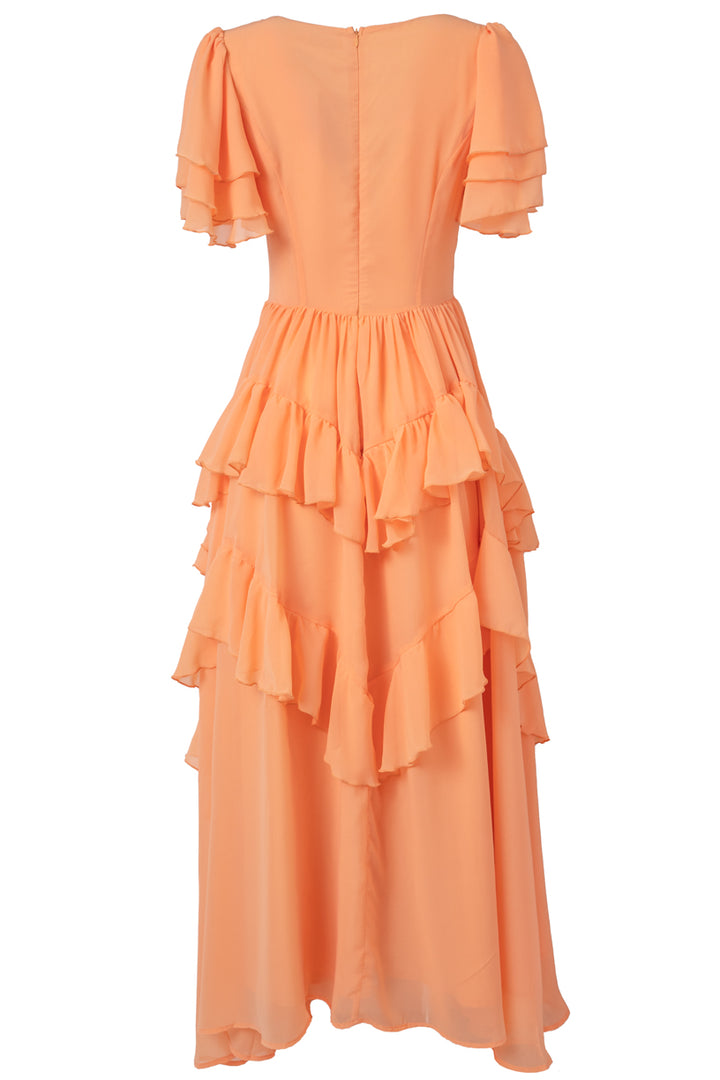 Solana Dress in Apricot - FINAL SALE