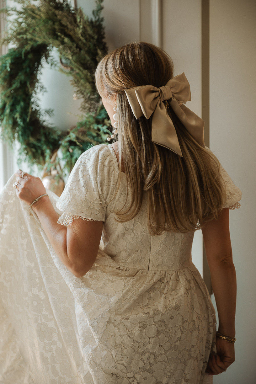 Secret Garden Dress in White Lace