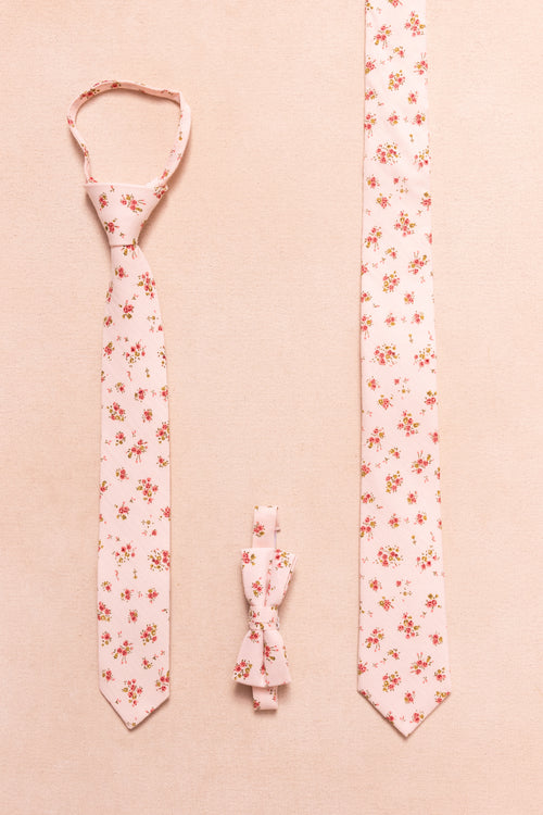 Ties in Madeline Pink Floral