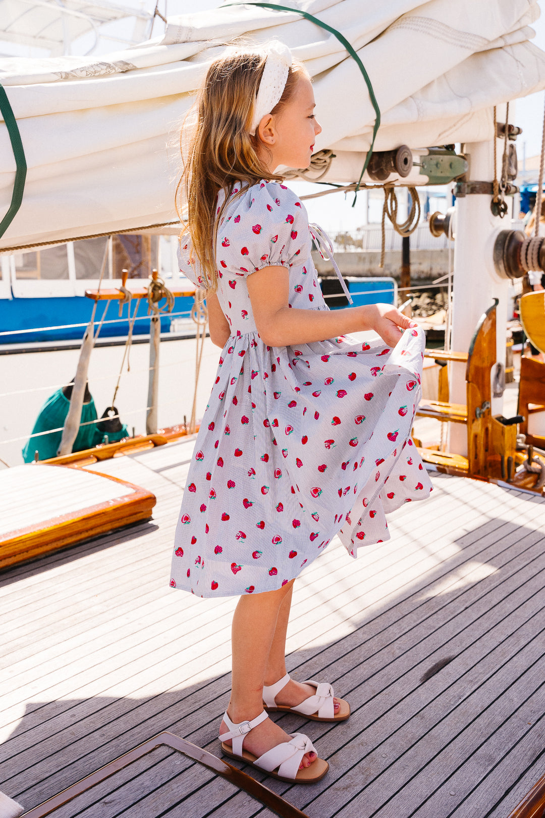 Mini Thea Dress in Strawberry - FINAL SALE