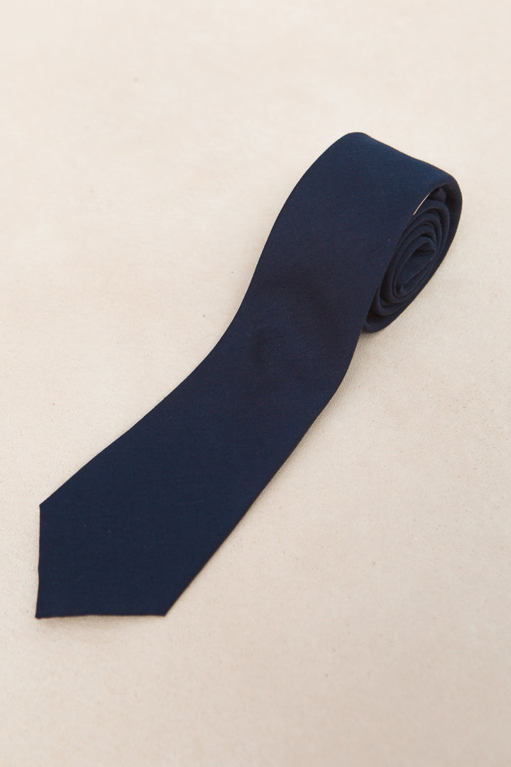 Mens Max Tie in Navy - FINAL SALE