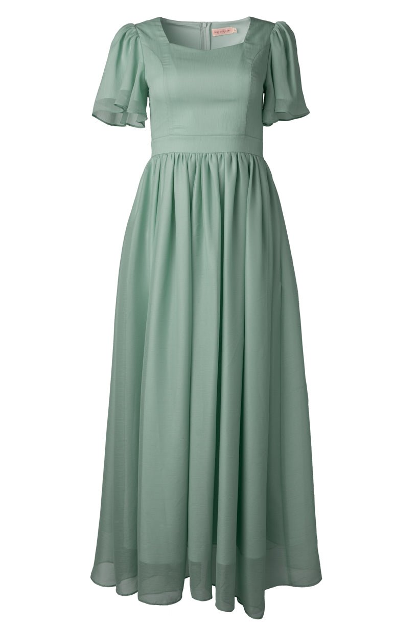 Abbie Dress in Sage-Adult