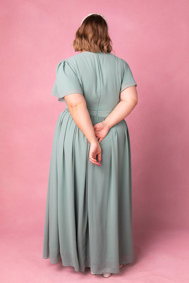 Abbie Dress in Sage-Adult