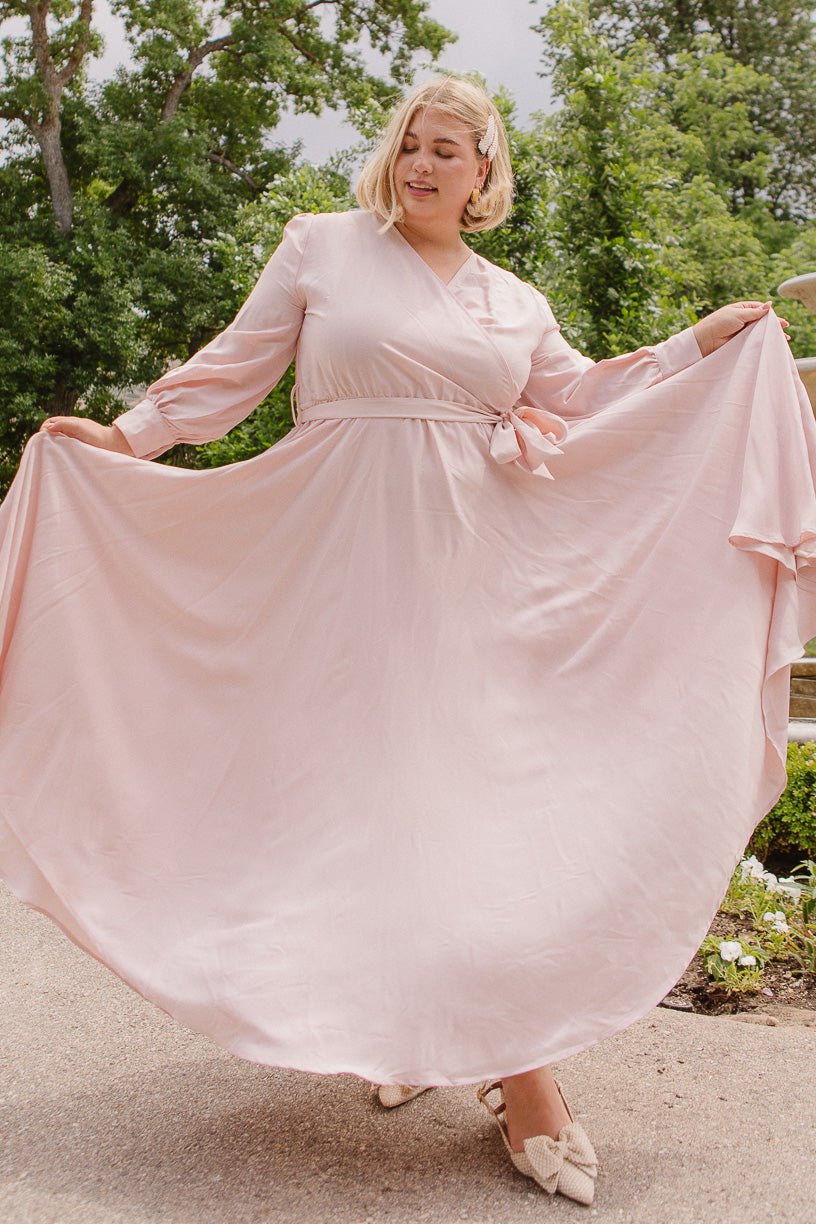 Andie Dress in Powder Pink-Adult