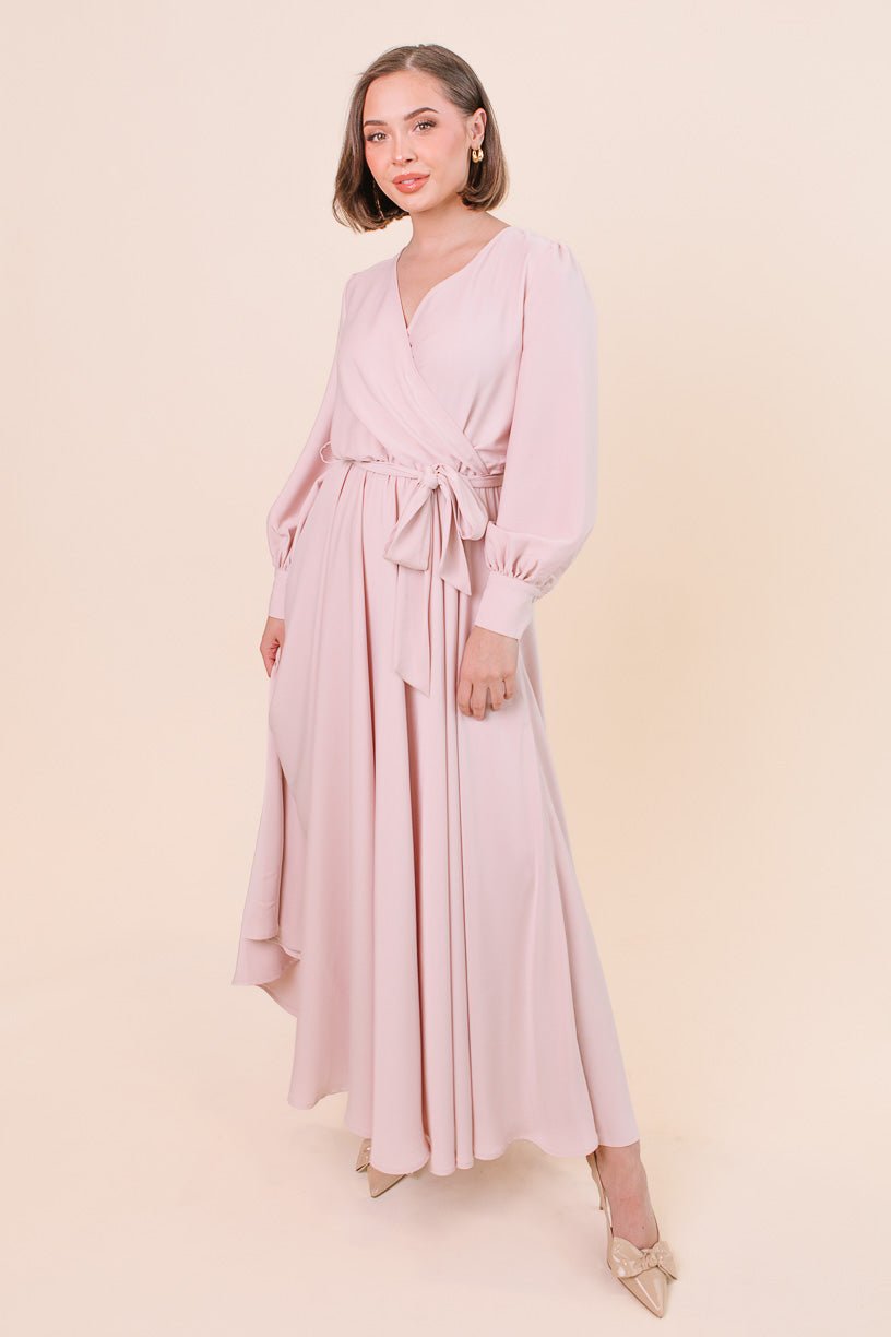 Andie Dress in Powder Pink-Adult