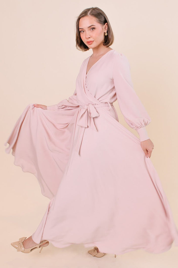 Andie Dress in Powder Pink-Adult