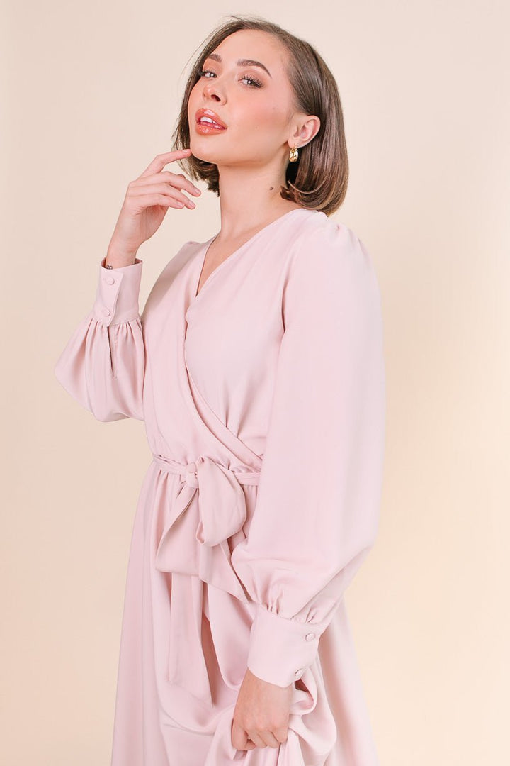 Andie Dress in Powder Pink-Adult