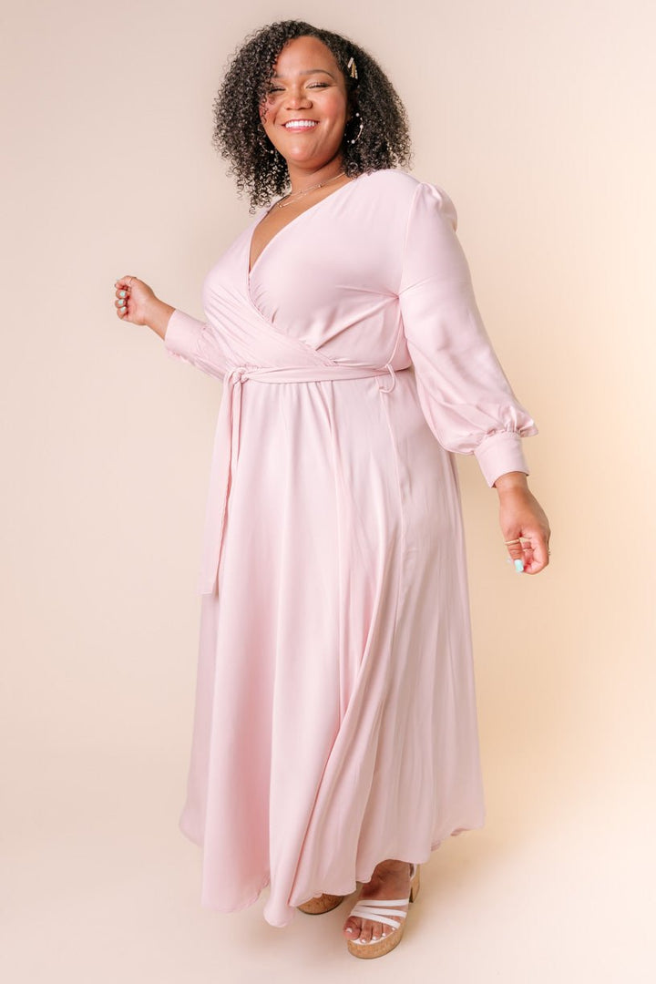 Andie Dress in Powder Pink-Adult