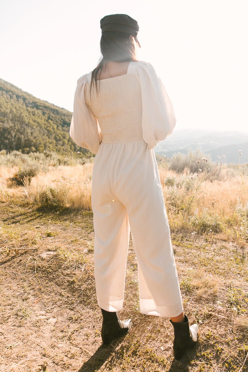 Arianna Jumpsuit in Cream-Adult