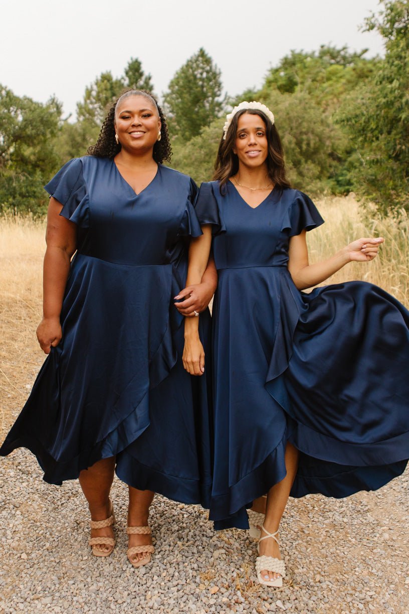 Callie Dress in Navy-Adult