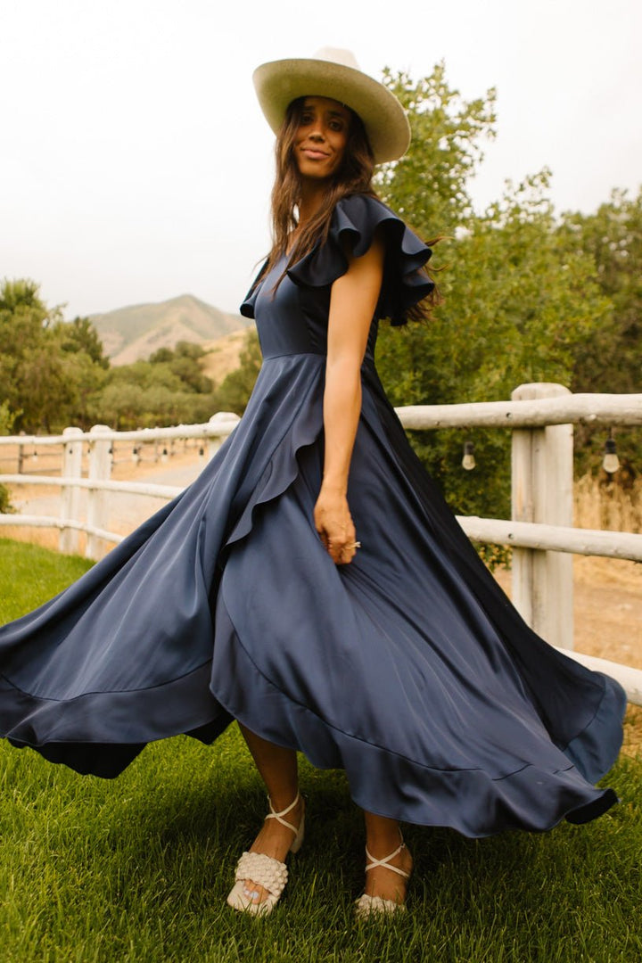 Callie Dress in Navy-Adult