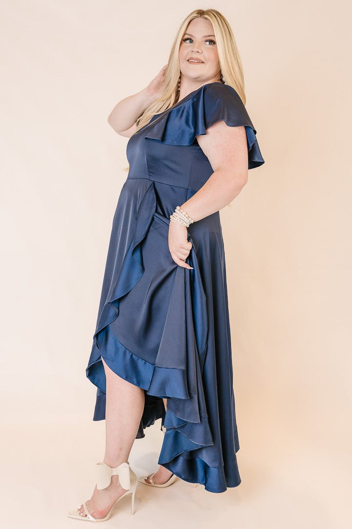 Callie Dress in Navy-Adult