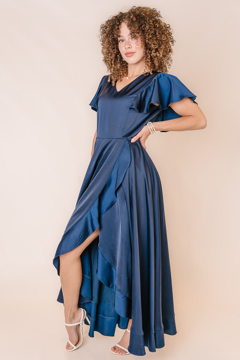 Callie Dress in Navy-Adult