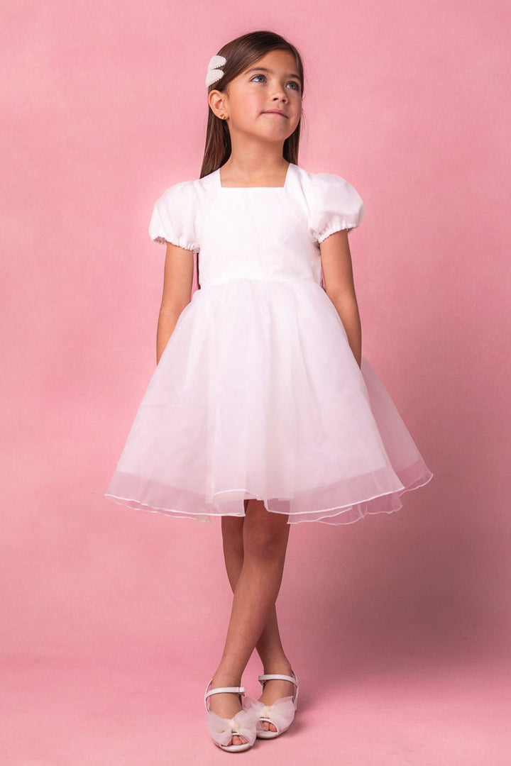 Mini Cupcake Dress in White-Mini