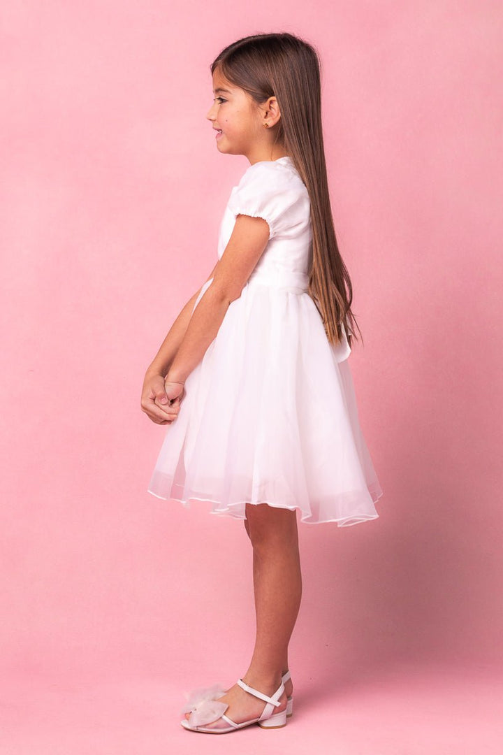 Mini Cupcake Dress in White-Mini