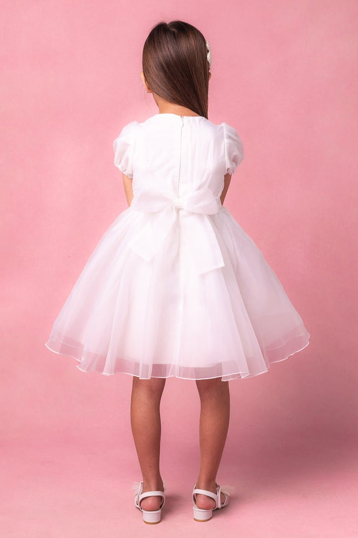 Mini Cupcake Dress in White-Mini