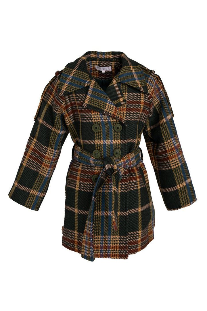 Mini Holly Plaid Coat - FINAL SALE-Mini