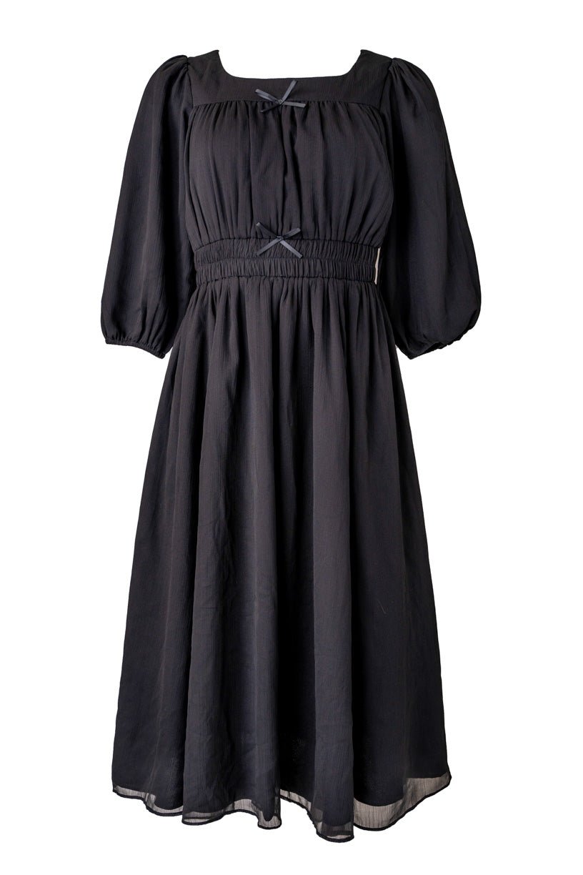 Do-Re-Mi Dress in Black - FINAL SALE-Adult