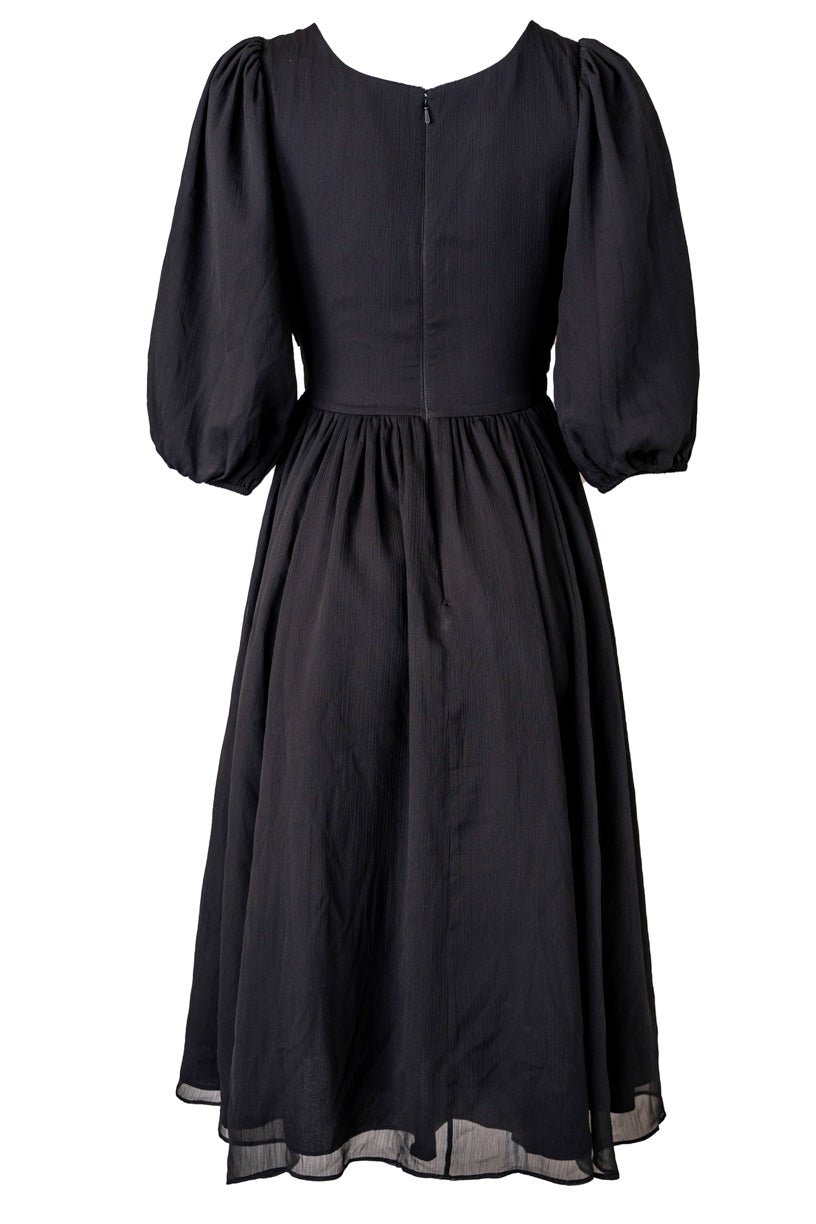 Do-Re-Mi Dress in Black - FINAL SALE-Adult