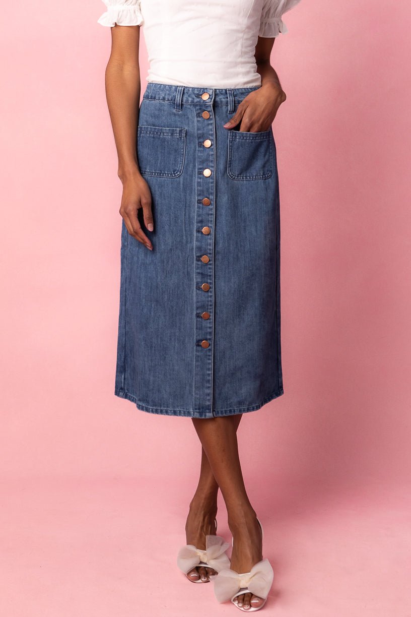 Emma Denim Skirt-Adult