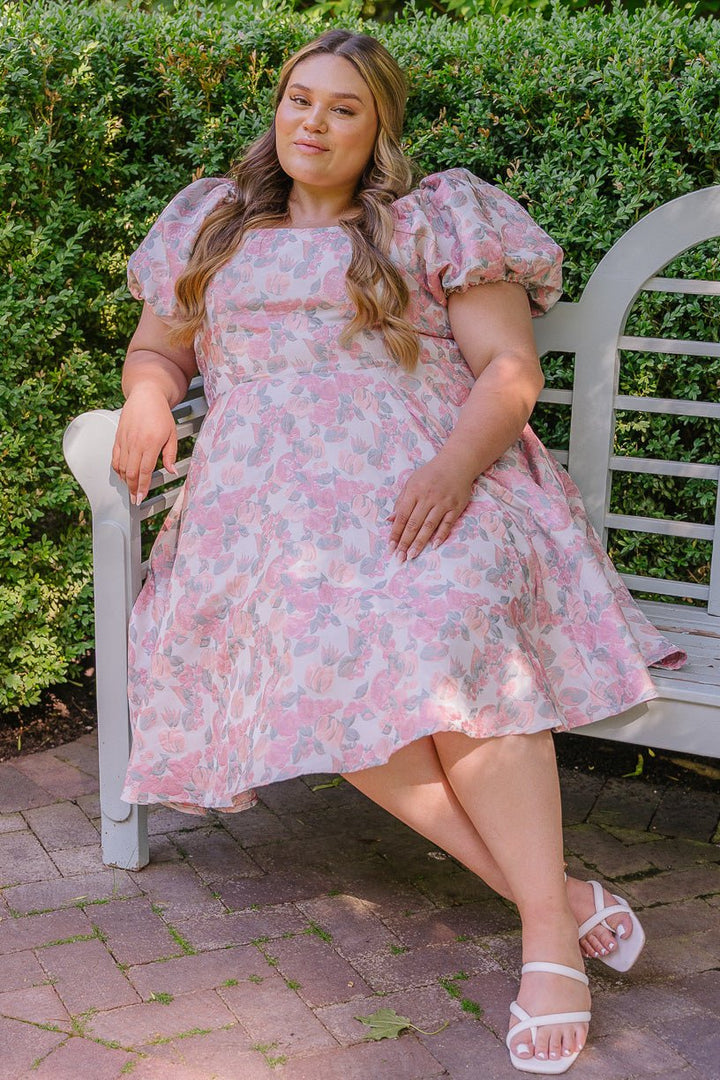 Ivanna Dress in Pastel Floral - FINAL SALE-Adult