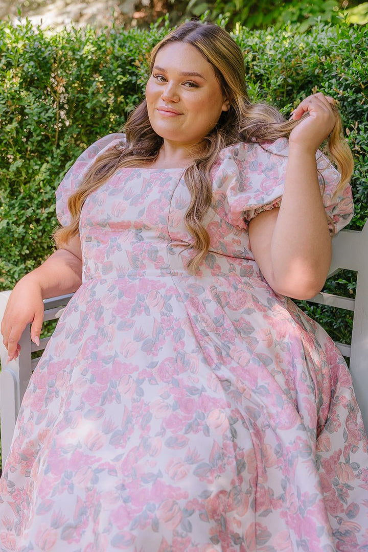 Ivanna Dress in Pastel Floral - FINAL SALE-Adult