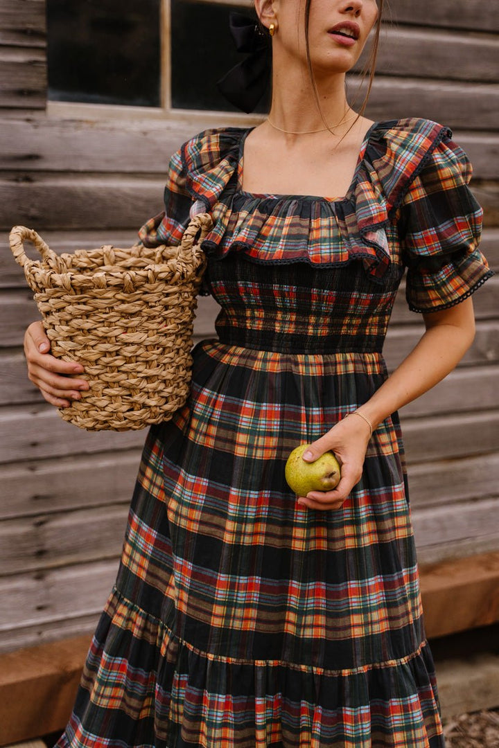 Gracie Dress in Plaid - FINAL SALE-Adult