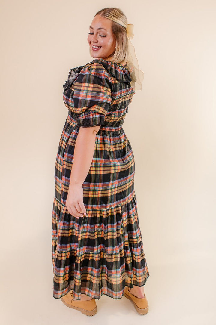 Gracie Dress in Plaid - FINAL SALE-Adult