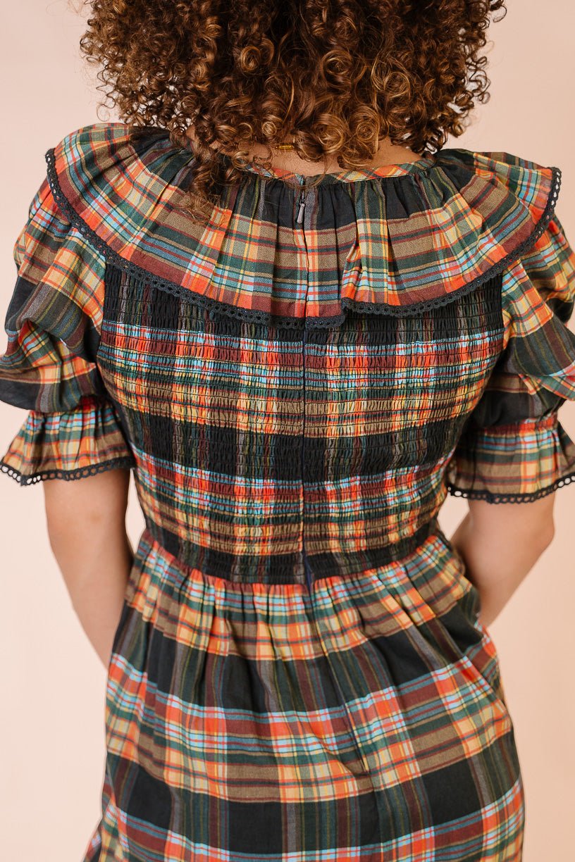 Gracie Dress in Plaid - FINAL SALE-Adult