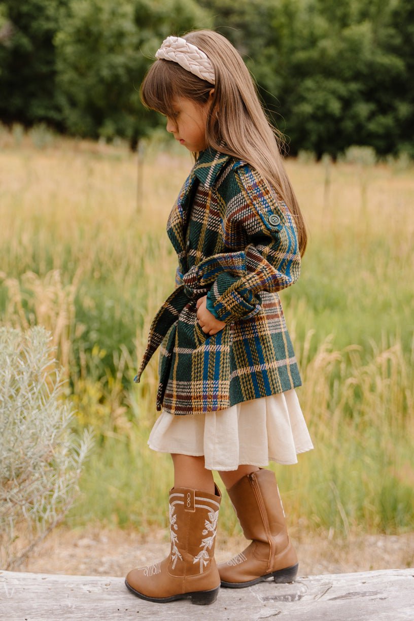 Mini Holly Plaid Coat - FINAL SALE-Mini