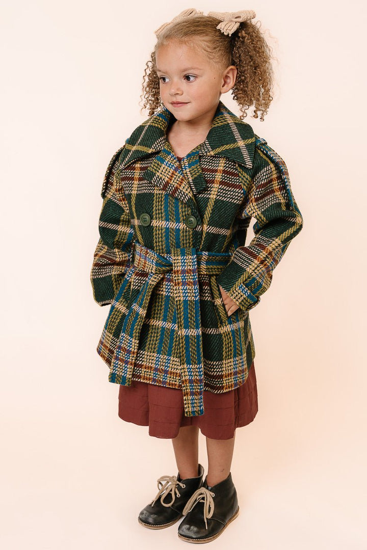 Mini Holly Plaid Coat - FINAL SALE-Mini