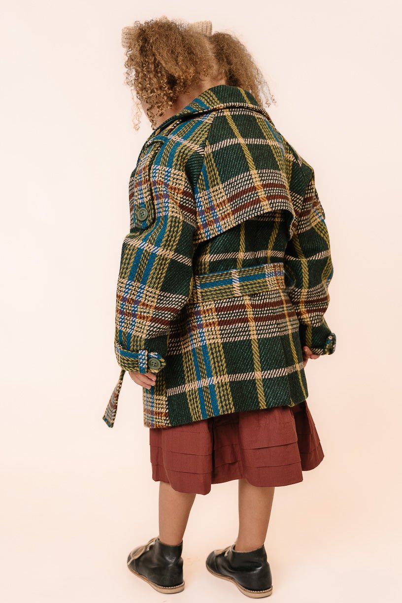 Mini Holly Plaid Coat - FINAL SALE-Mini