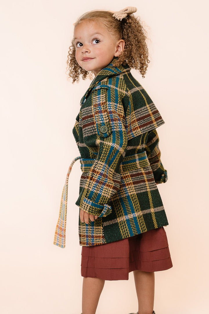 Mini Holly Plaid Coat - FINAL SALE-Mini