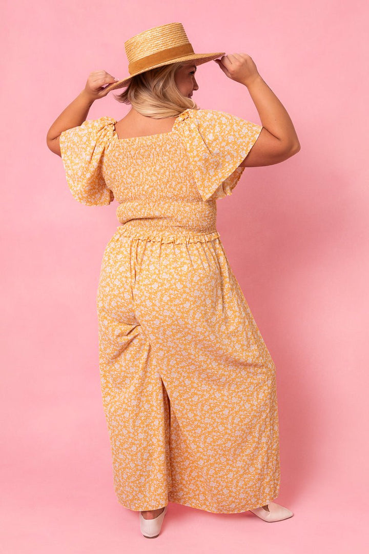 Indie Jumpsuit in Yellow-Adult