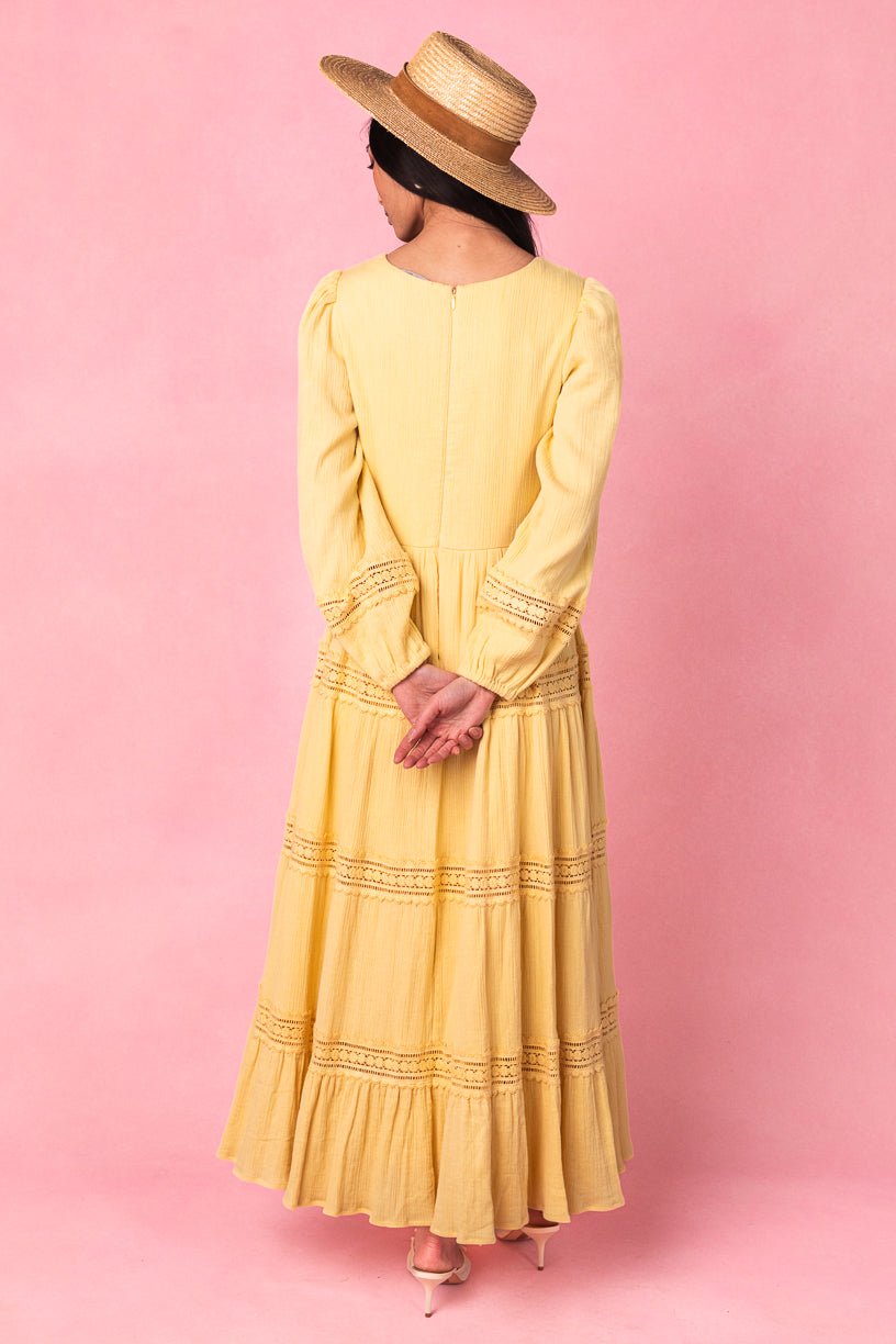 Joella Dress in Yellow-Adult