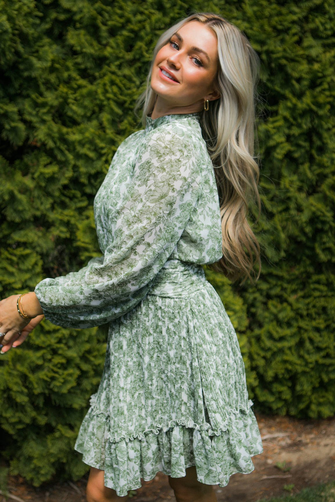 Brynley Dress in Green - FINAL SALE-Adult