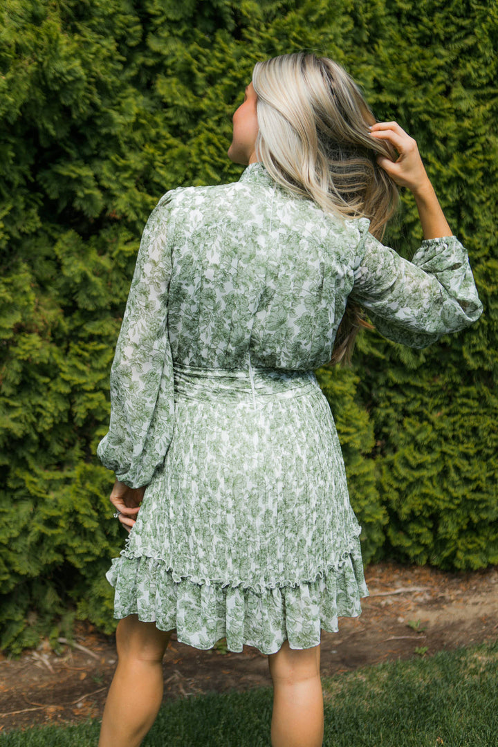 Brynley Dress in Green - FINAL SALE-Adult