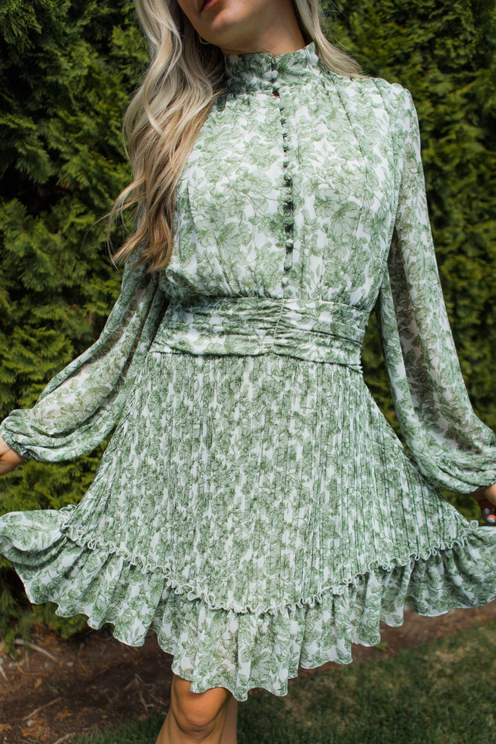 Brynley Dress in Green - FINAL SALE-Adult