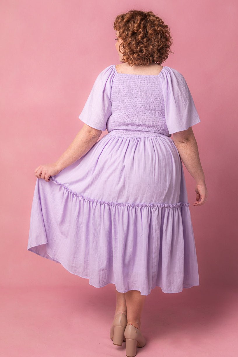 Lennon Dress in Lavender-Adult