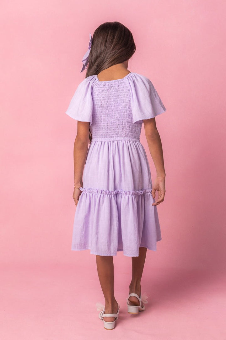 Mini Lennon Dress in Lavender-Mini