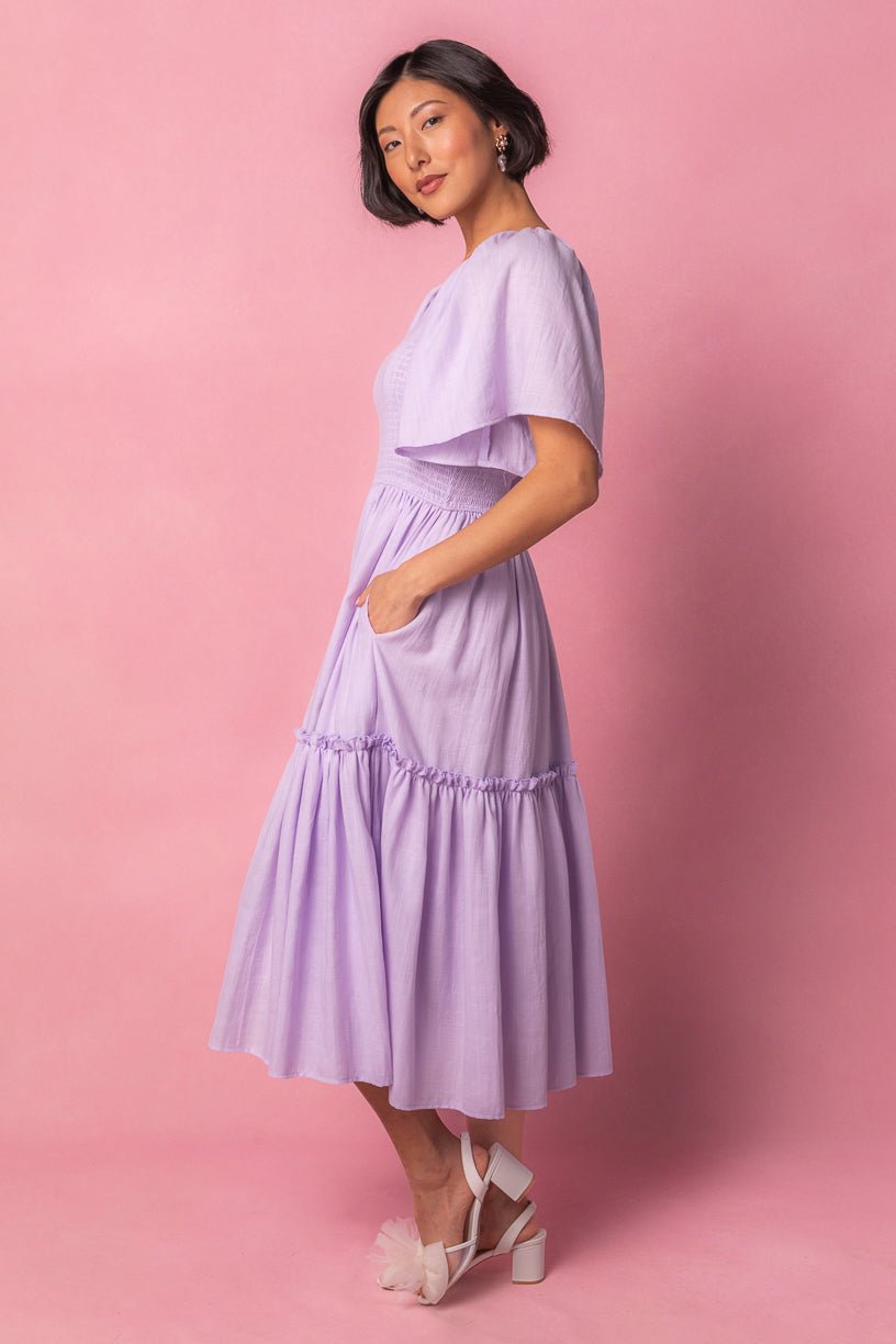 Lennon Dress in Lavender-Adult