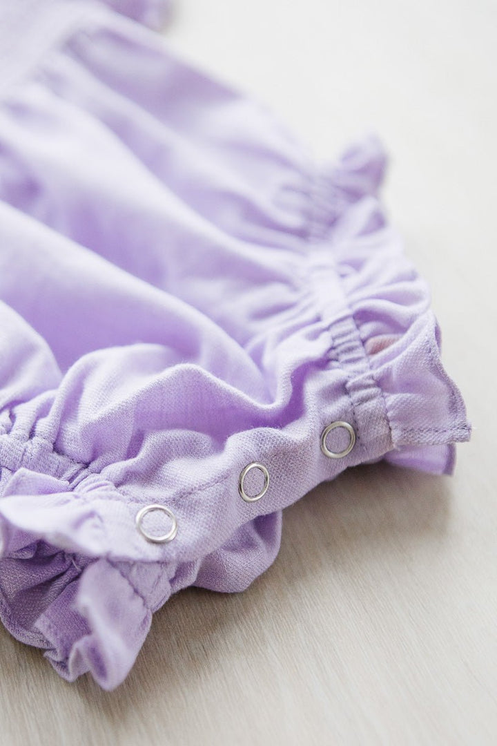 Baby Lennon Romper in Lavender-Baby