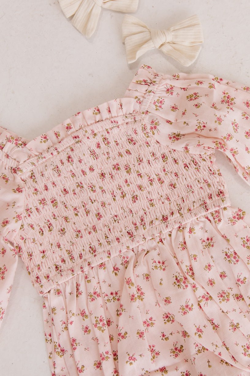 Baby Madeline Romper In Pink-Baby