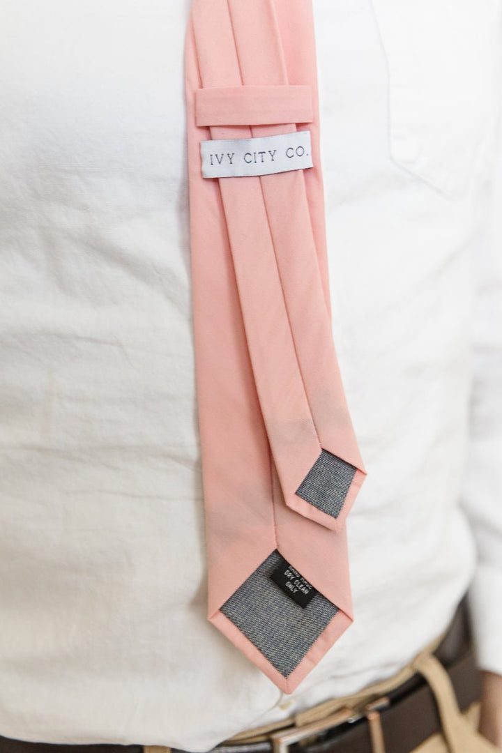 Max Mens Tie in Spring Pink-Adult