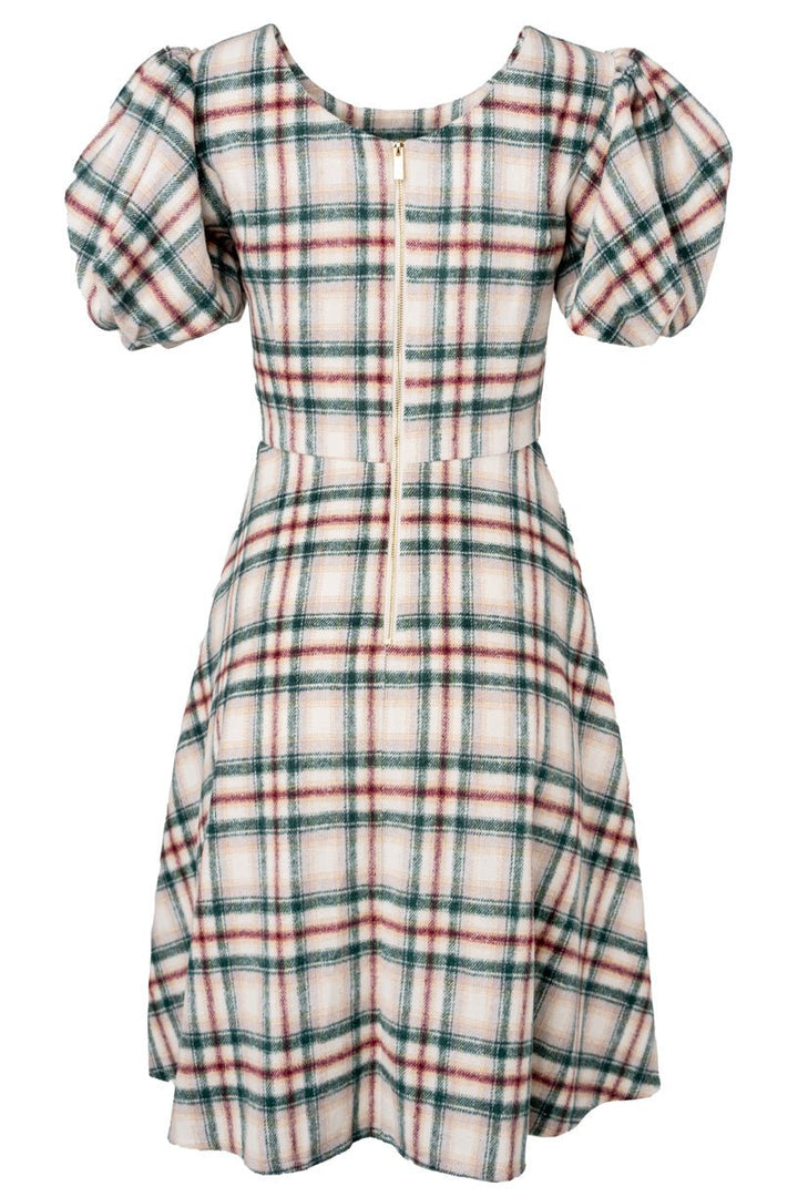 Molly Plaid Flare Dress - FINAL SALE-Adult